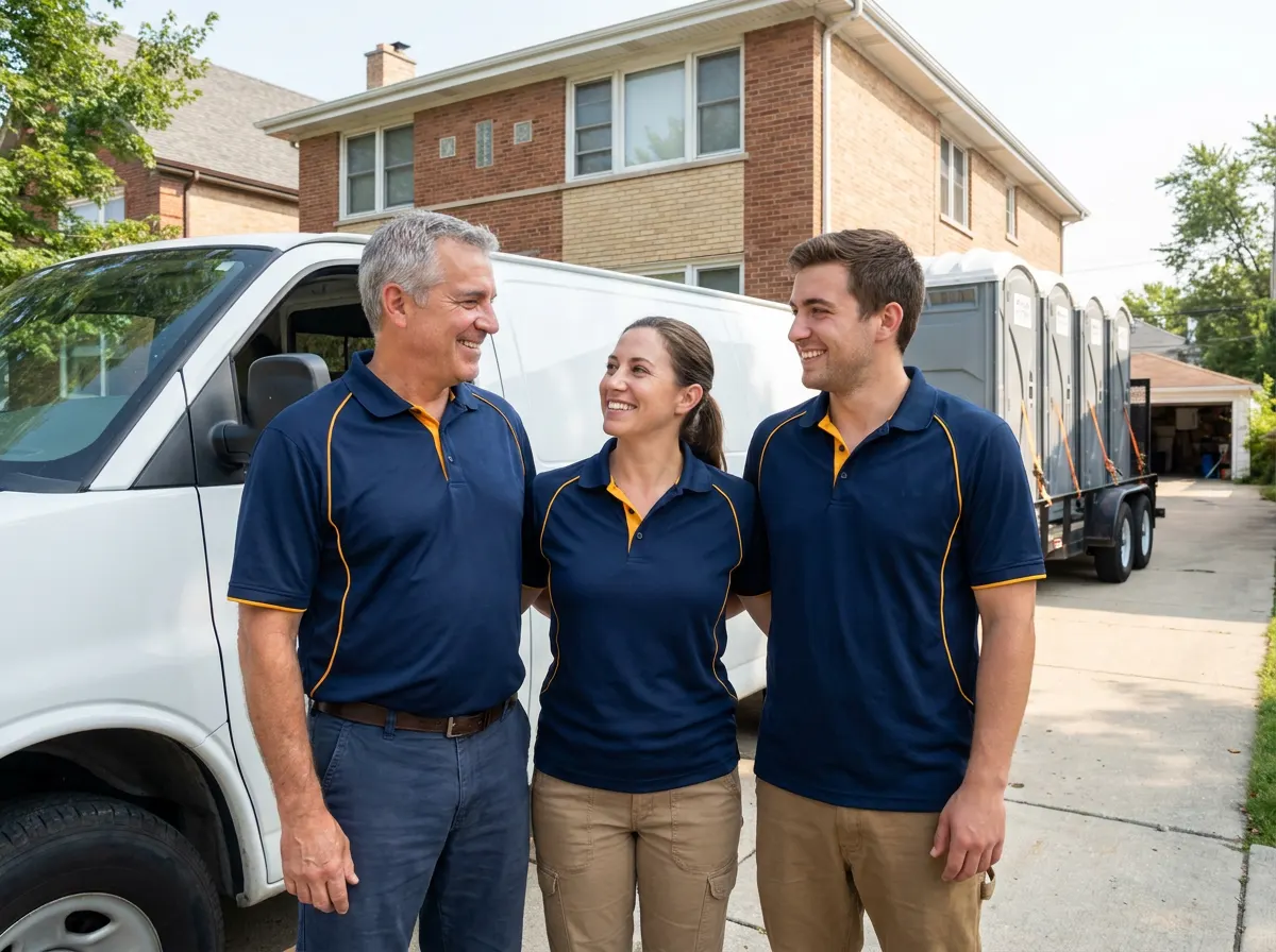 Windy City Portable Toilet Rental portable toilet rentals team in Chicago, IL